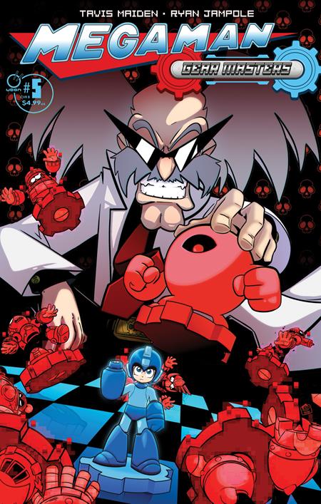 Cover of Mega Man Gear Masters #5 (Of 5) CVR B Tavis Maiden VAR, cover art by Tavis Maiden