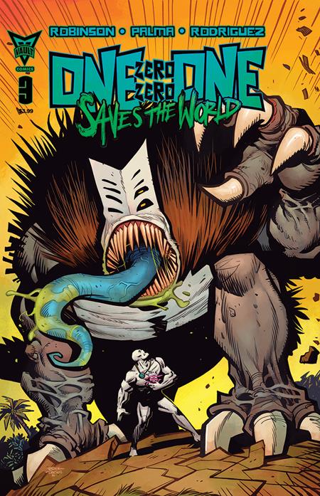 Cover of One Zero Zero One Saves The World #3 CVR A Brett Parson, cover art by Brett Parson