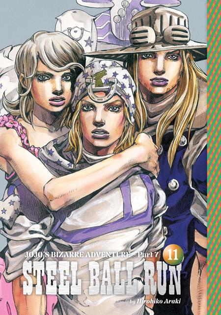 Cover of Jojos Bizarre Adventure Part 7 Steel Ball Run HC Vol 11, cover art by Hirohiko Araki