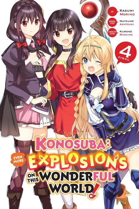 Cover of Konosuba Even More Explosions On This Wonderful World TP Vol 04, cover art by Kasumi Morino
