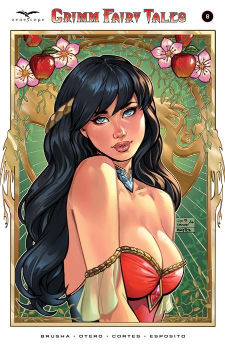 Cover of Grimm Fairy Tales Vol 3 #8 CVR B Jyn Leonard VAR, cover art by Jyn Leonard