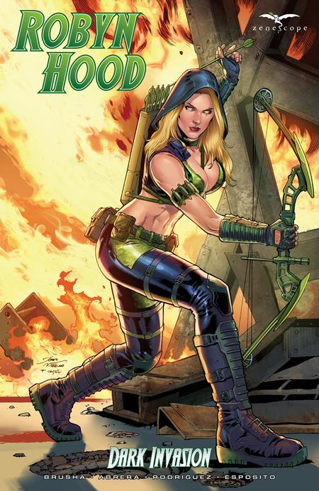 Cover of Robyn Hood Dark Invasion (One Shot) CVR B Igor Vitorino VAR, cover art by Igor Vitorino