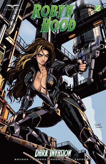 Cover of Robyn Hood Dark Invasion (One Shot) CVR C Josephine Tomarchio VAR, cover art by Josephine Tomarchio