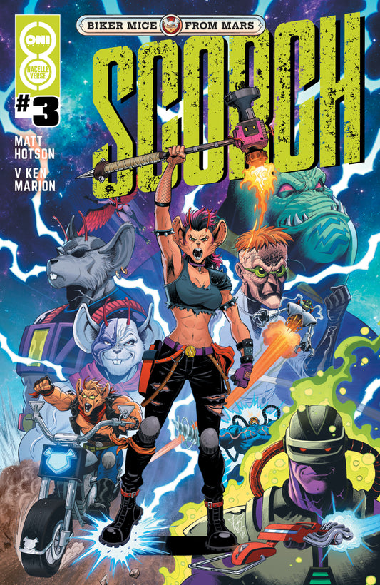 BIKER MICE FROM MARS SCORCH #3 CVR B JORDI TARRAGONA VAR