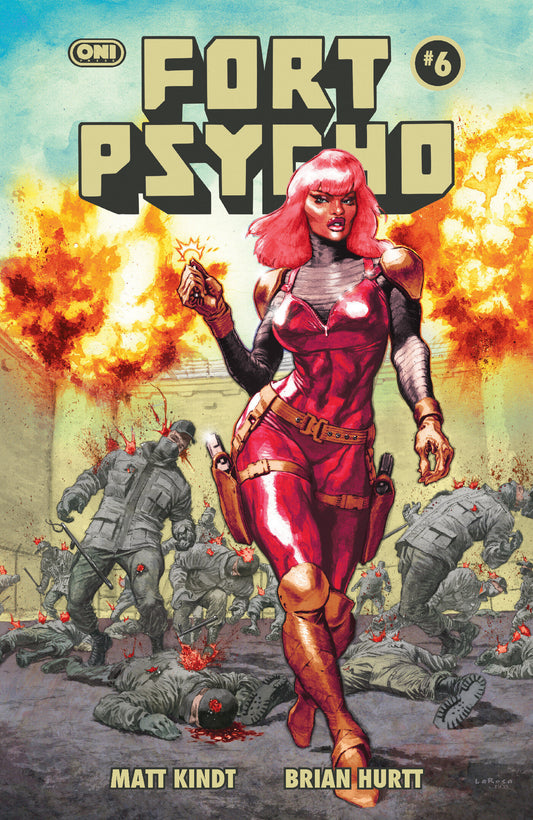 Cover of Fort Psycho #6 Cover B Lewis LaRosa Var, cover art by Lewis LaRosa