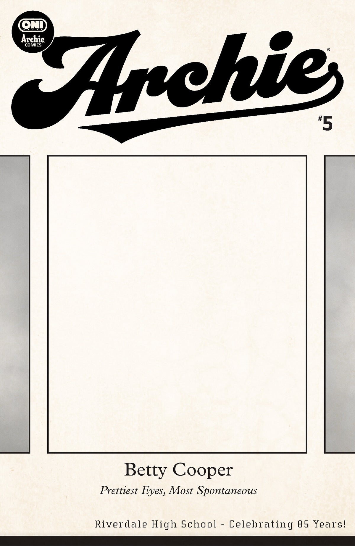 Cover of Archie #5 Cover C Betty Yearbook Sketch Var