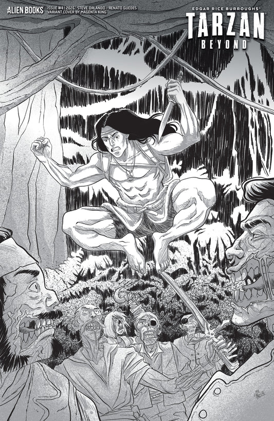 Tarzan Beyond #4 Variant D (King B&W)