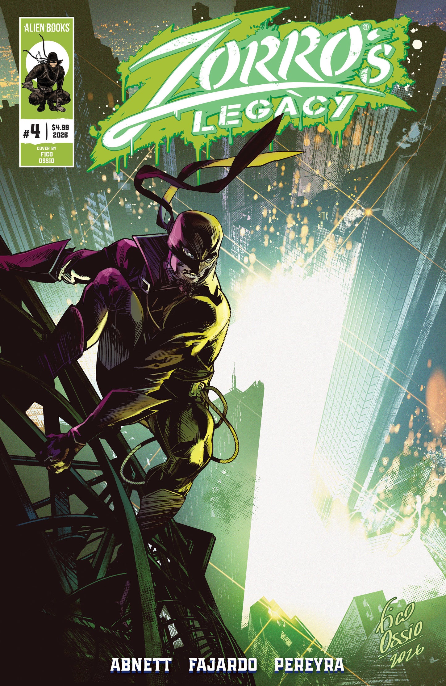 Zorro's Legacy #4 Variant B (Ossio)