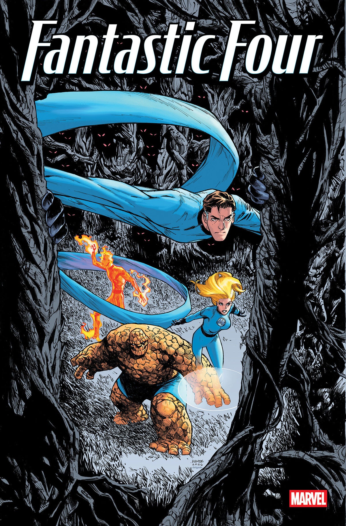 Cover of FANTASTIC FOUR #21 COVER A, cover art by Humberto Ramos