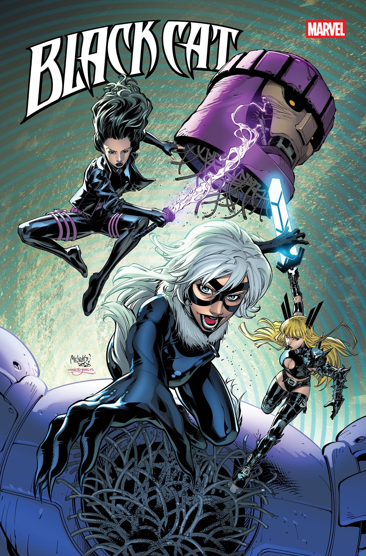 Cover of BLACK CAT #18 COVER A, cover art by Gleb Melnikov