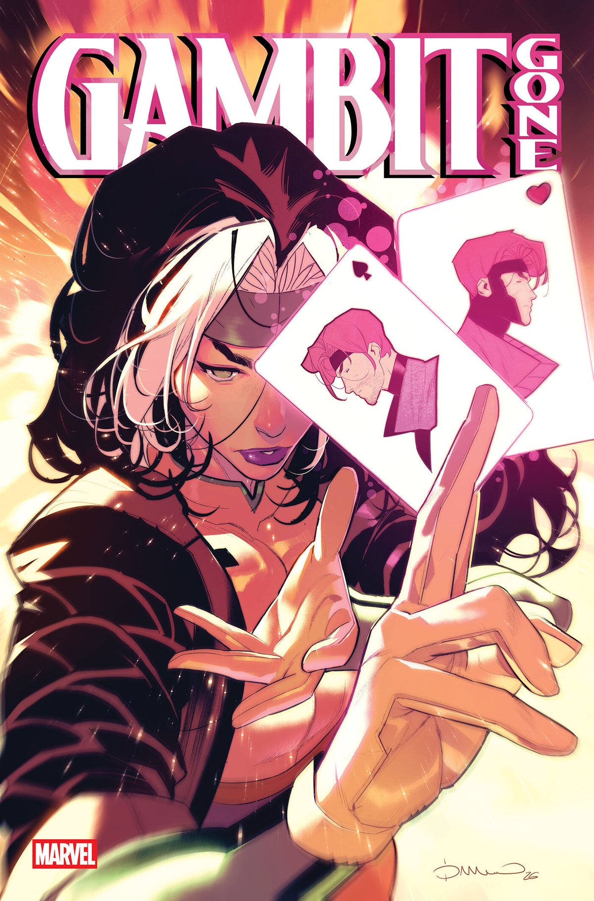 Cover of GAMBIT GONE #5, cover art by Simone Di Meo