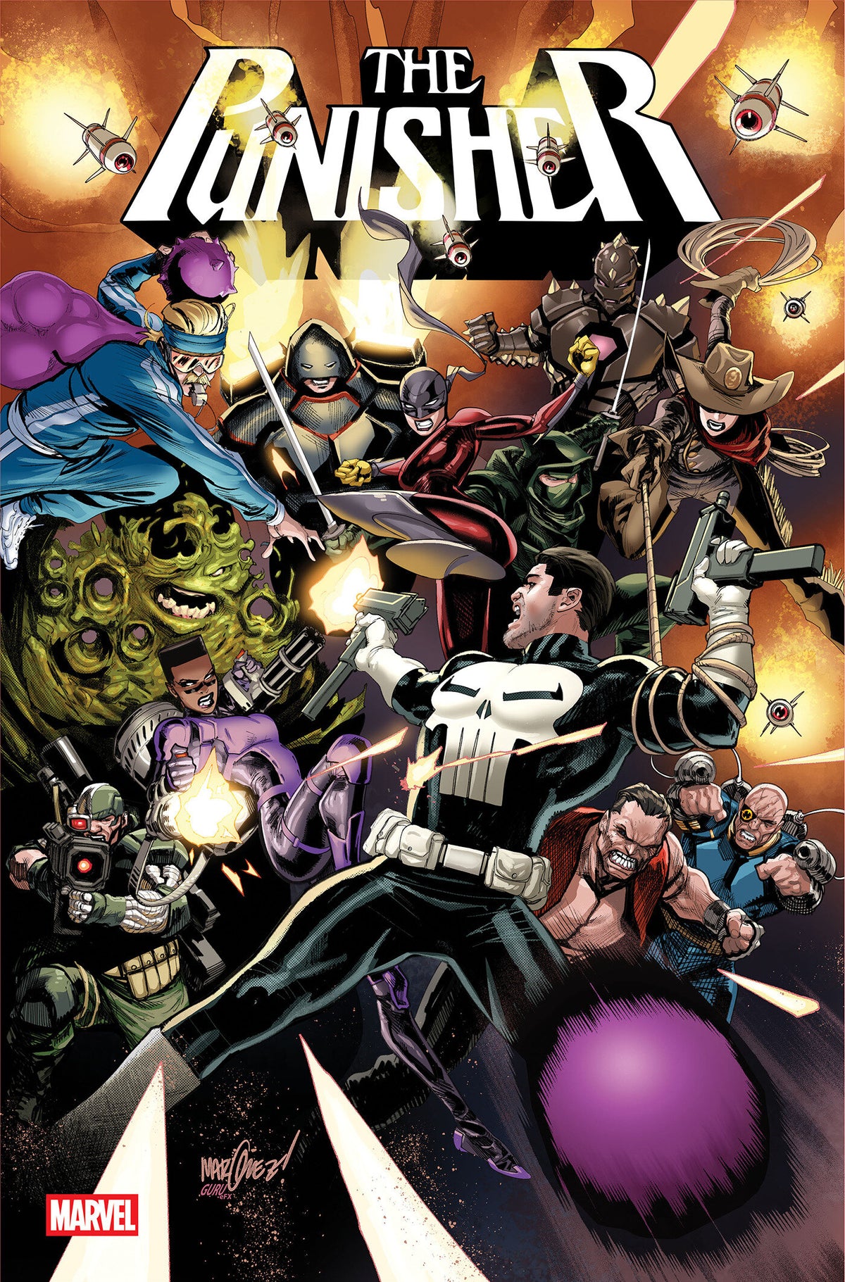 Cover of PUNISHER #13 COVER A, cover art by David Marquez
