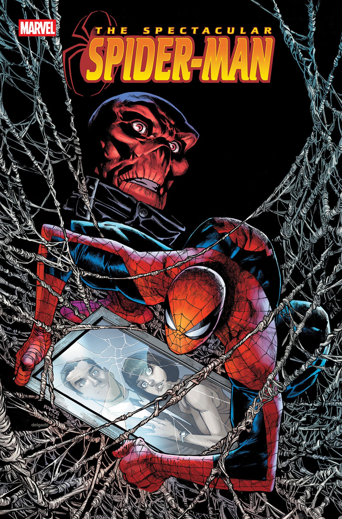 Cover of SPECTACULAR SPIDER-MAN #8 COVER A, cover art by Humberto Ramos