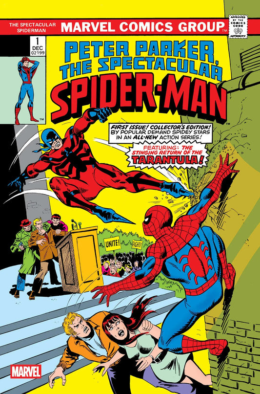 PETER PARKER, THE SPECTACULAR SPIDER-MAN #1 FACSIMILE EDITION ---- 75960621616100111