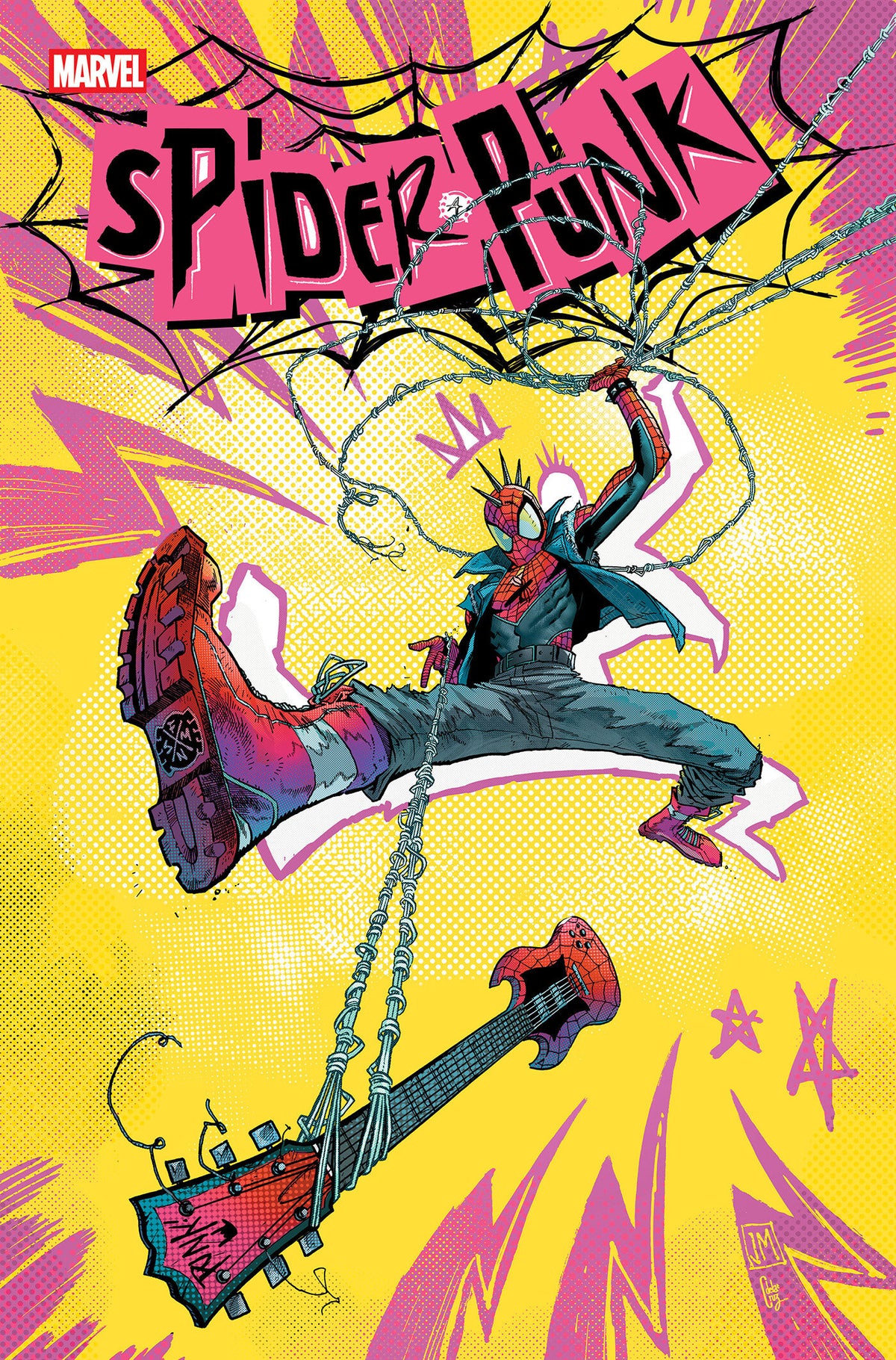 Cover of SPIDER-PUNK #1 COVER E JUSTIN MASON VARIANT, cover art by Justin Mason