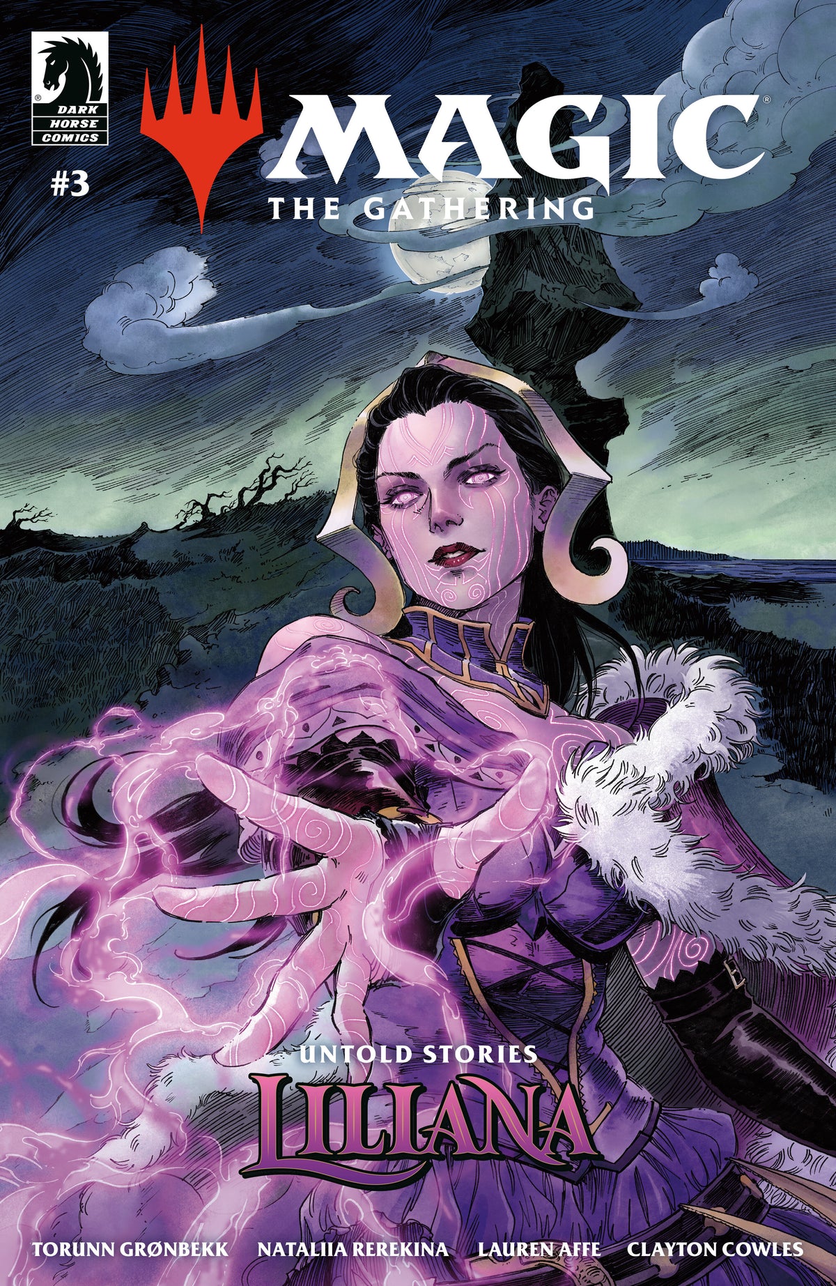 Cover of Magic: The Gathering: Untold Stories--Liliana #3 (CVR A) (Nataliia Rerekina), cover art by Nataliia Rerekina