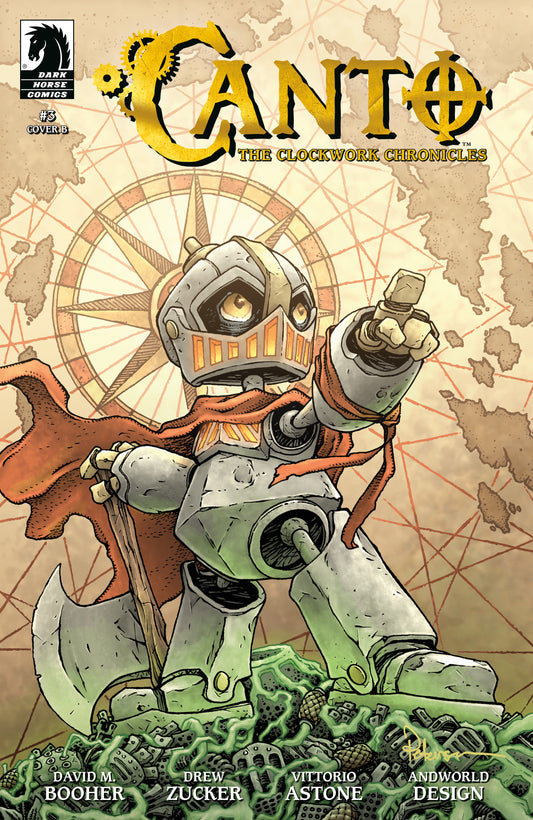 Cover of Canto: The Clockwork Chronicles #3 (CVR B) (David Petersen), cover art by David Petersen