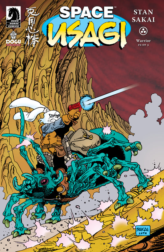 Cover of Space Usagi: Warrior #2 (CVR A) (Stan Sakai), cover art by Stan Sakai