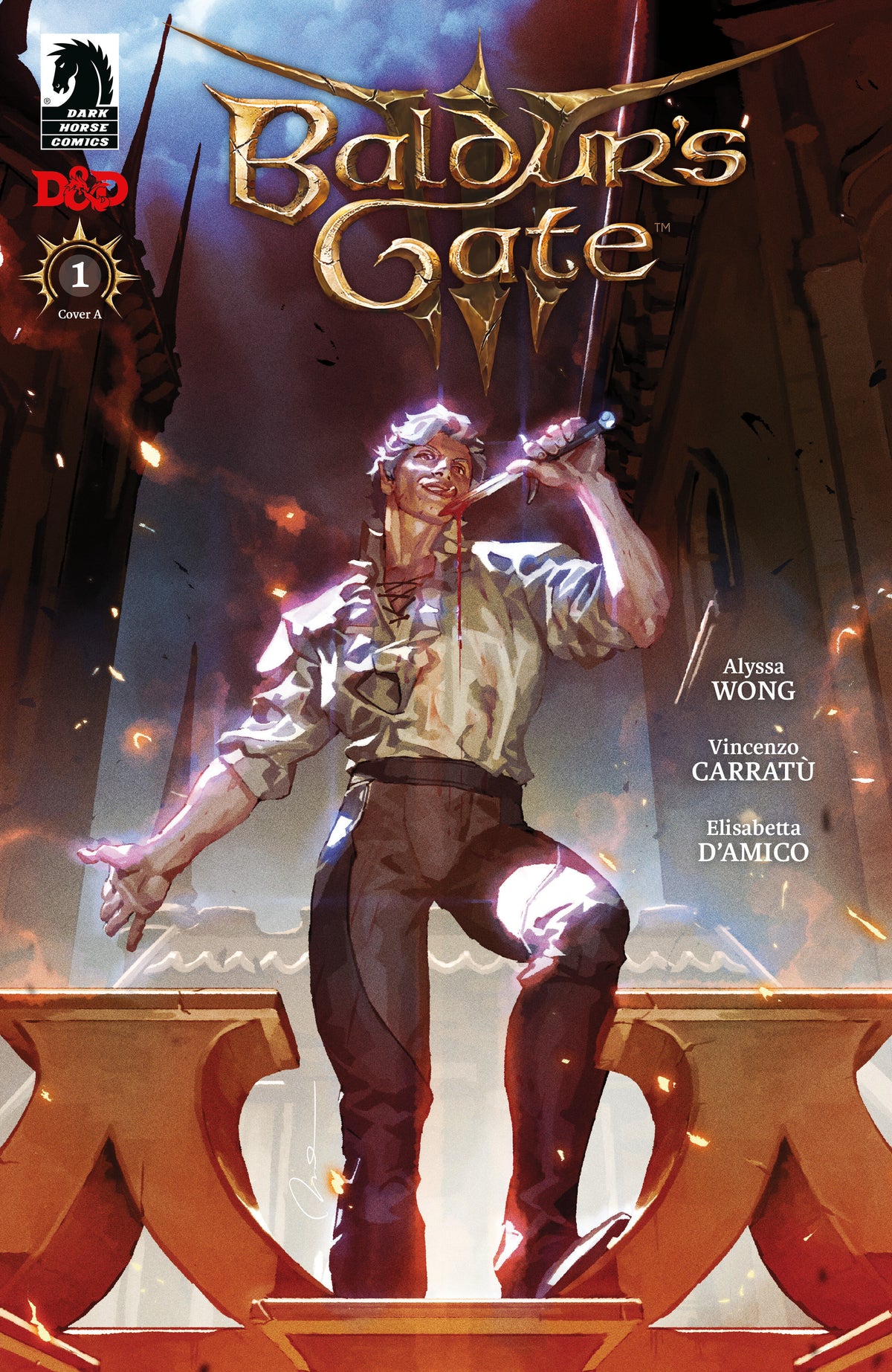 Cover of Baldur's Gate III #1 (CVR A) (Gerald Parel), cover art by Gerald Parel