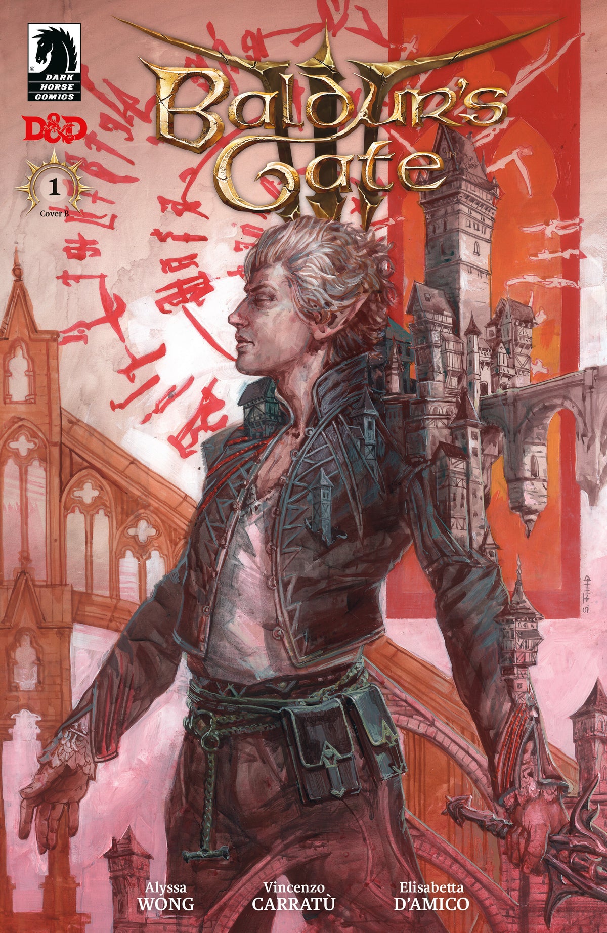 Cover of Baldur's Gate III #1 (CVR B) (Scott Fischer), cover art by Scott Fischer