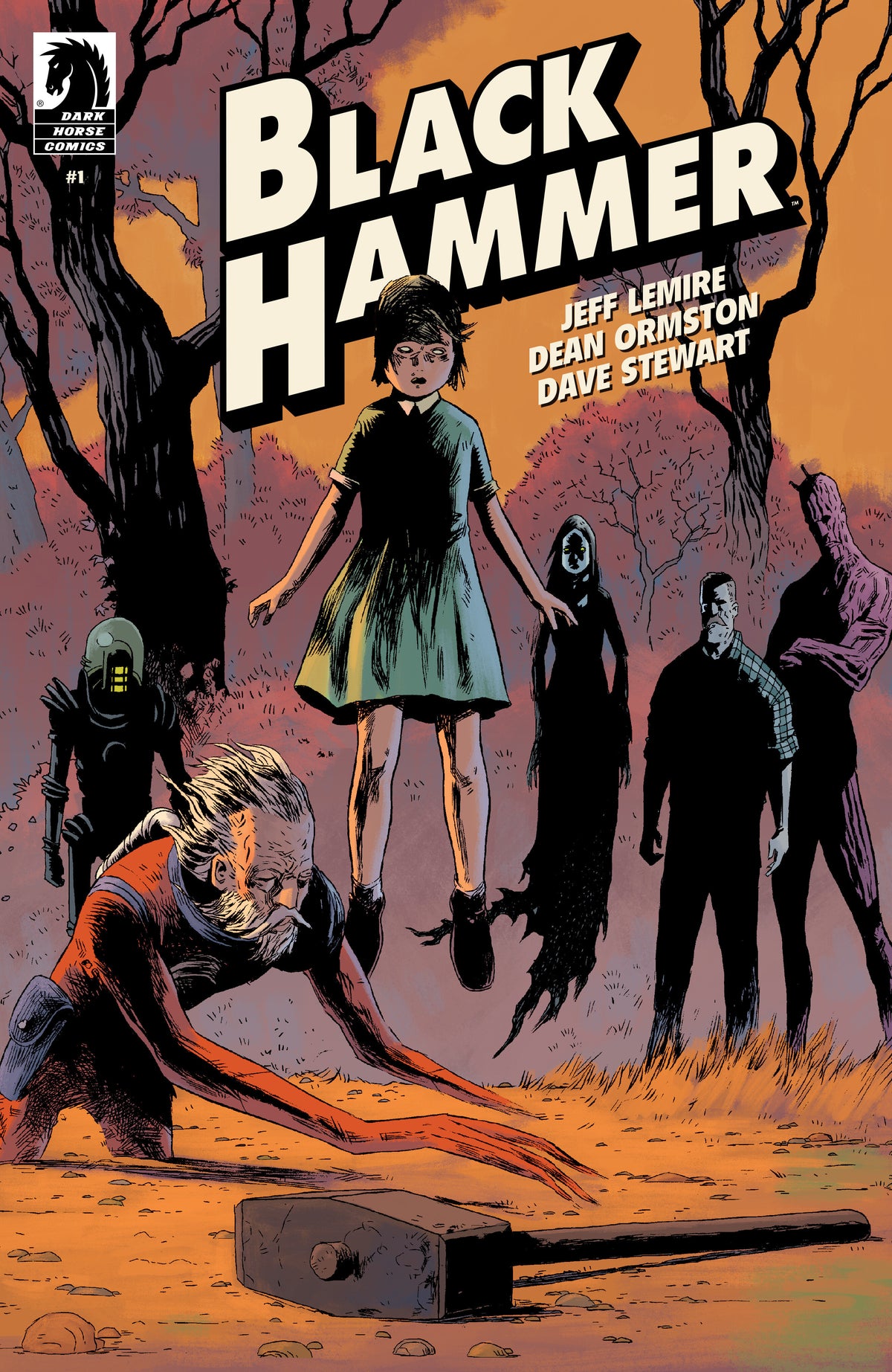 Cover of Black Hammer #1 (Facsimile Reprint) (CVR A) (Dean Ormston), cover art by Dean Ormston
