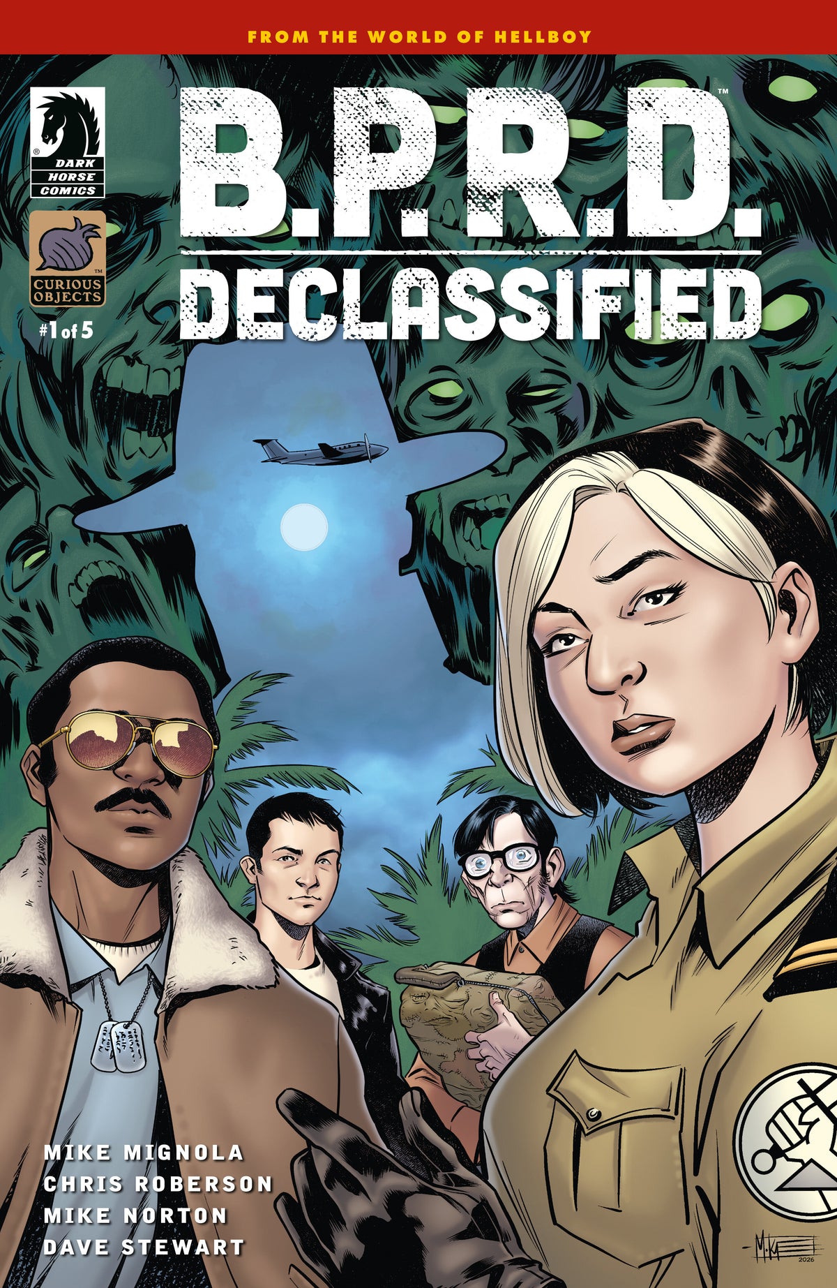 Cover of B.P.R.D.: Declassified #1 (CVR A), cover art by Mike Norton