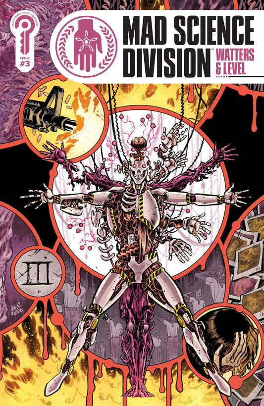Cover of Mad Science Division #3 Cover A Brian Level, cover art by Brian Level