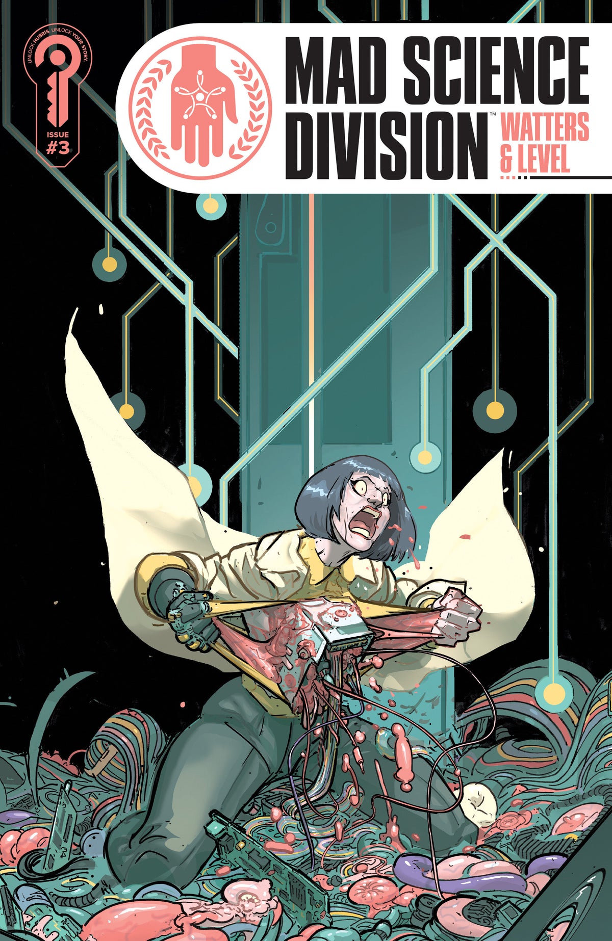 Cover of Mad Science Division #3 Cover B Riley Rossmo, cover art by Riley Rossmo