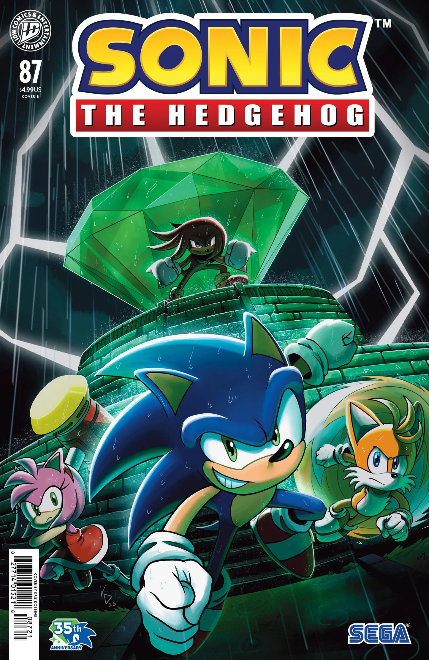 Sonic the Hedgehog #87 Variant B (Dobbins) ---- 82771401521808721
