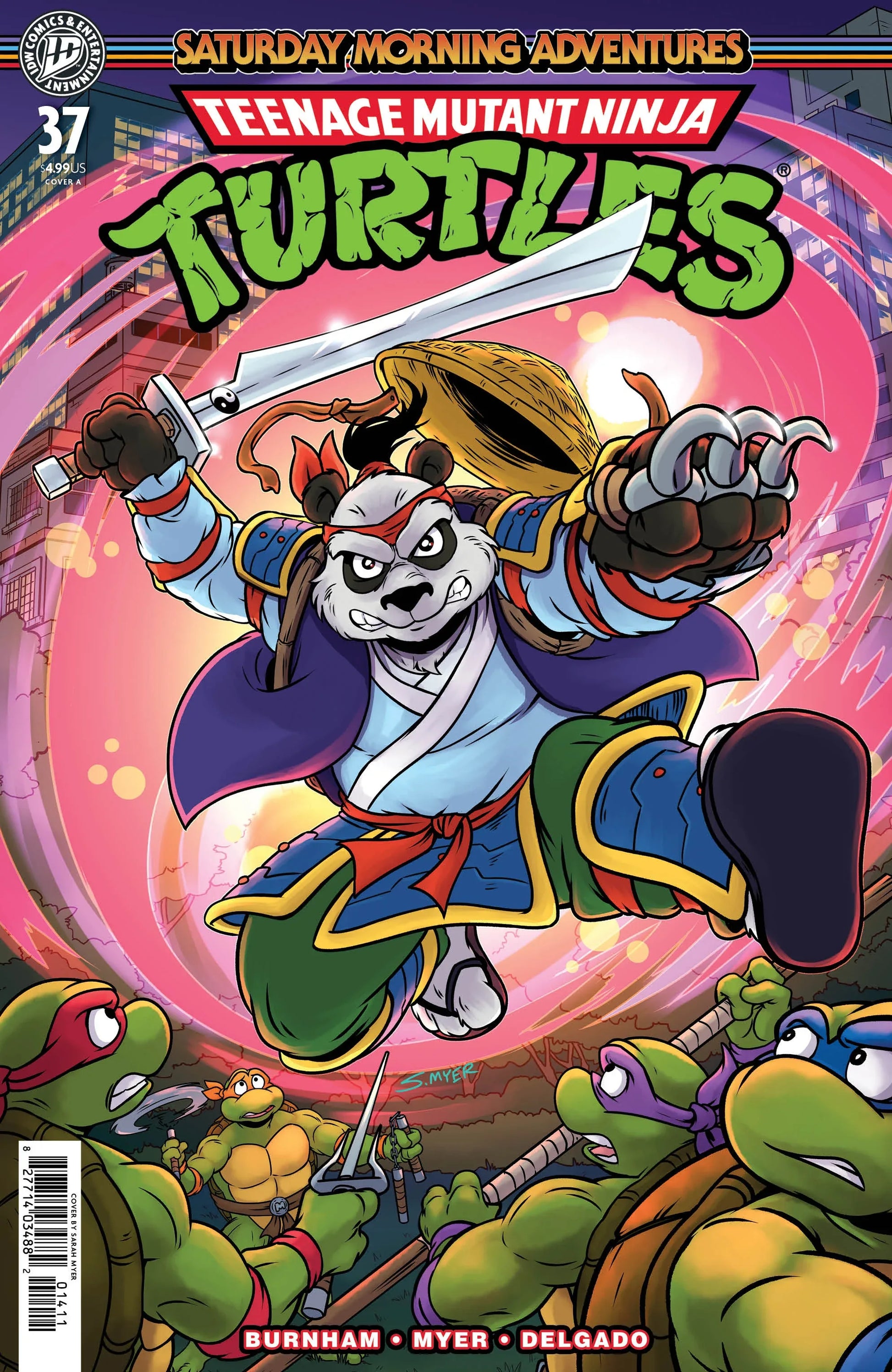 Teenage Mutant Ninja Turtles: Saturday Morning Adventures #37 Cover A (Myer) ---- 82771403150803711