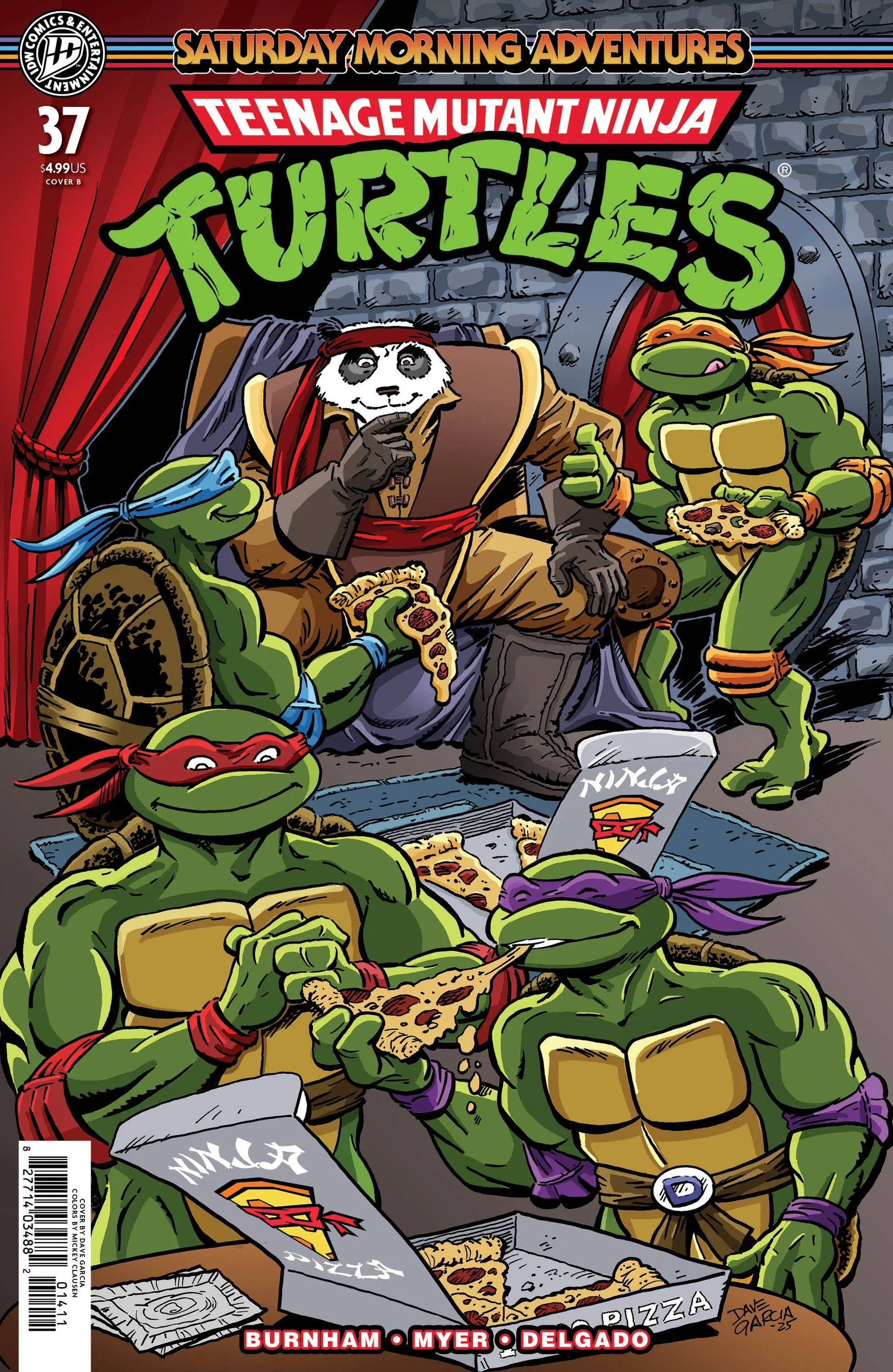 Teenage Mutant Ninja Turtles: Saturday Morning Adventures #37 Variant B (Dave Garcia) ---- 82771403150803721