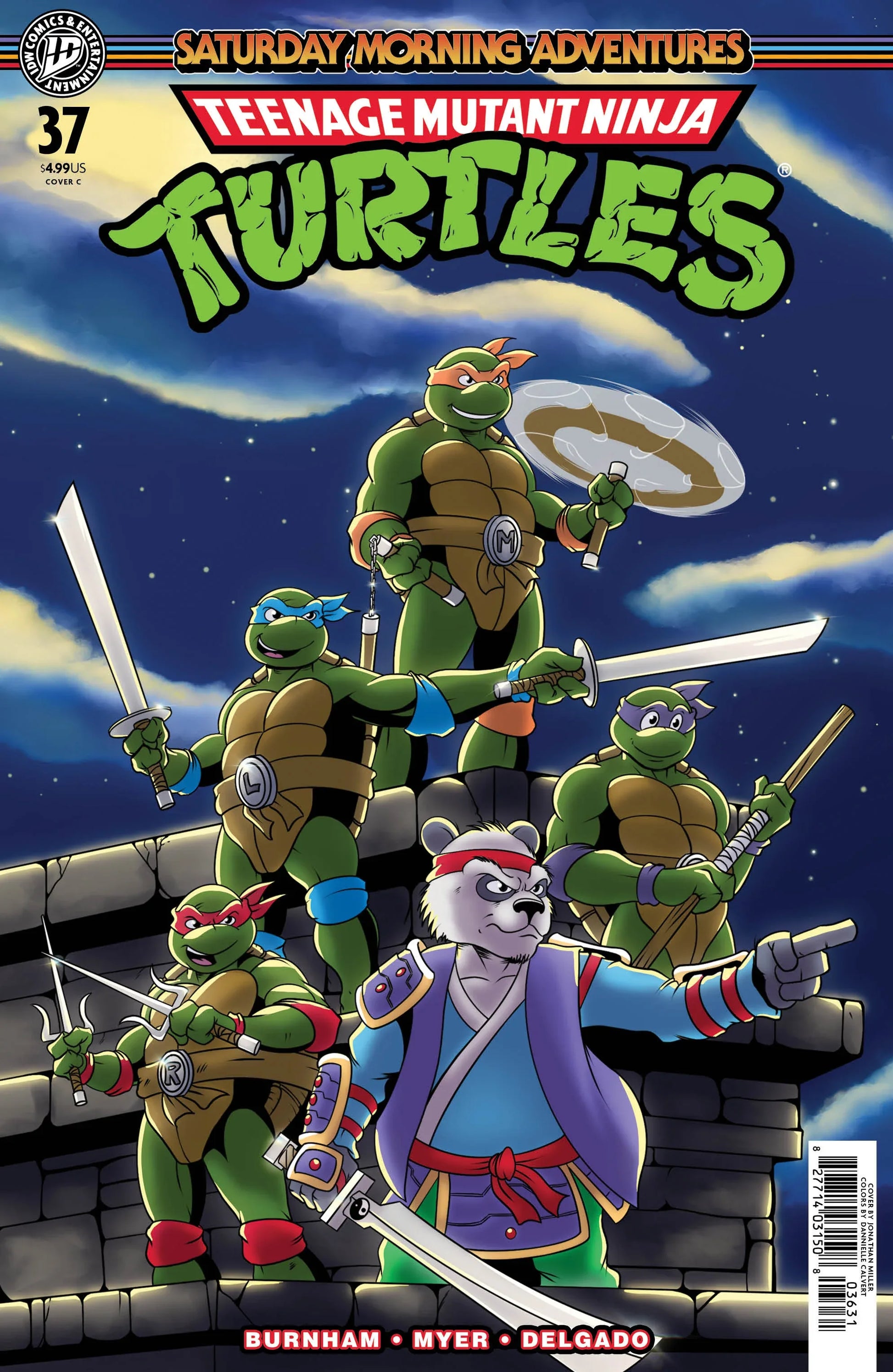Teenage Mutant Ninja Turtles: Saturday Morning Adventures #37 Variant C (Miller) ---- 82771403150803731