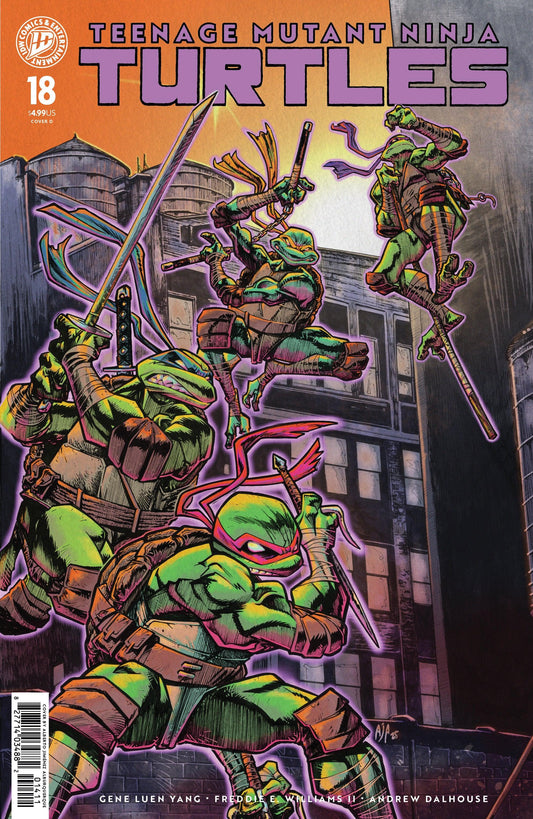 Teenage Mutant Ninja Turtles #18 Variant D (Jiménez Alburquerque) ---- 82771403315101841