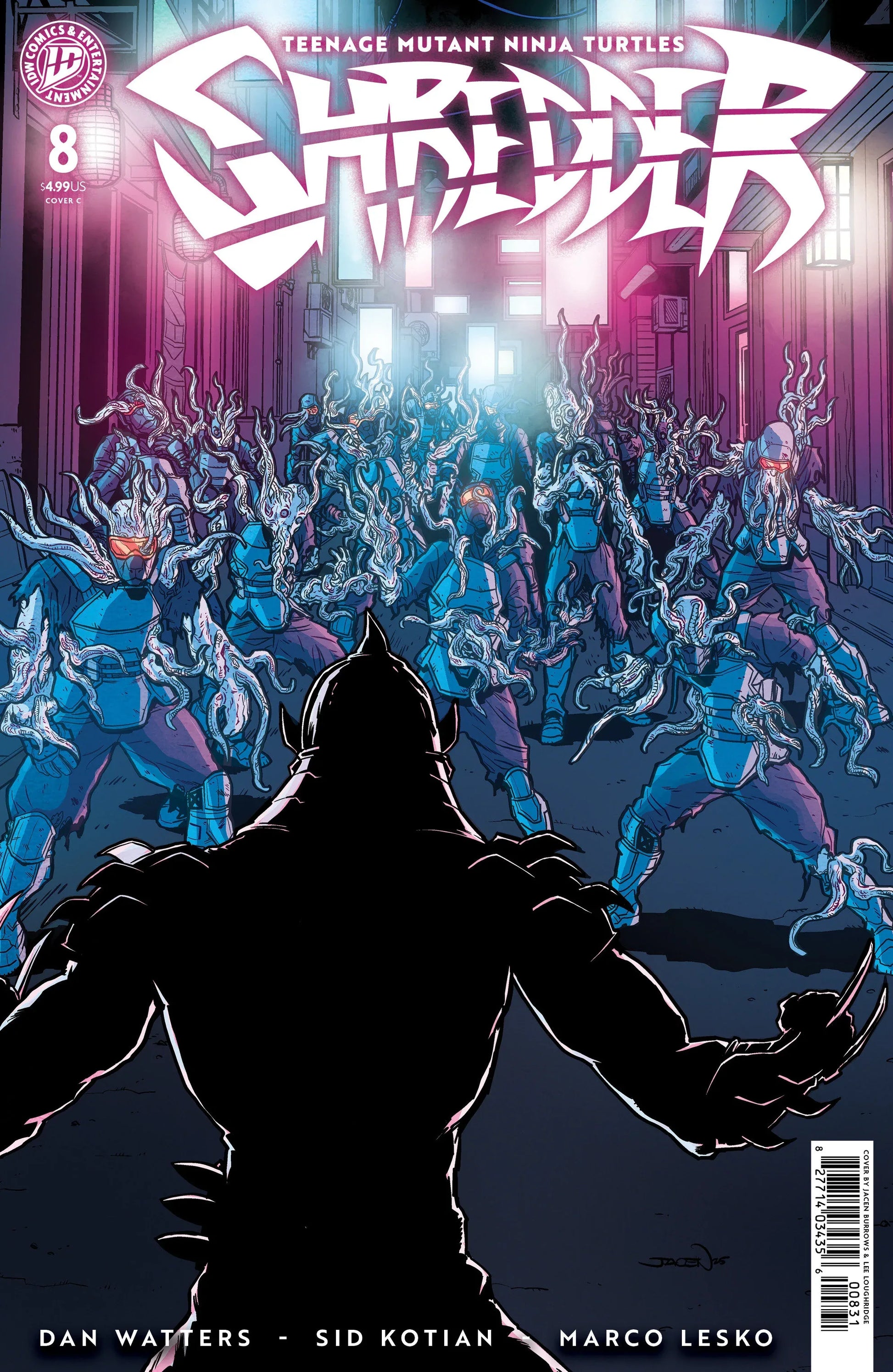 Teenage Mutant Ninja Turtles: Shredder #8 Variant C (Burrows) ---- 82771403435600831