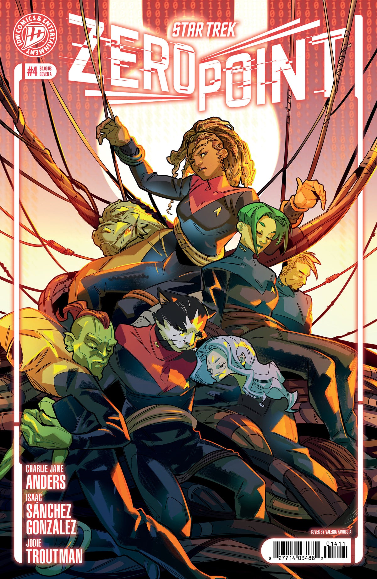 Cover of Star Trek: Zero Point #4 Cover A (Favoccia), cover art by Valeria Favoccia