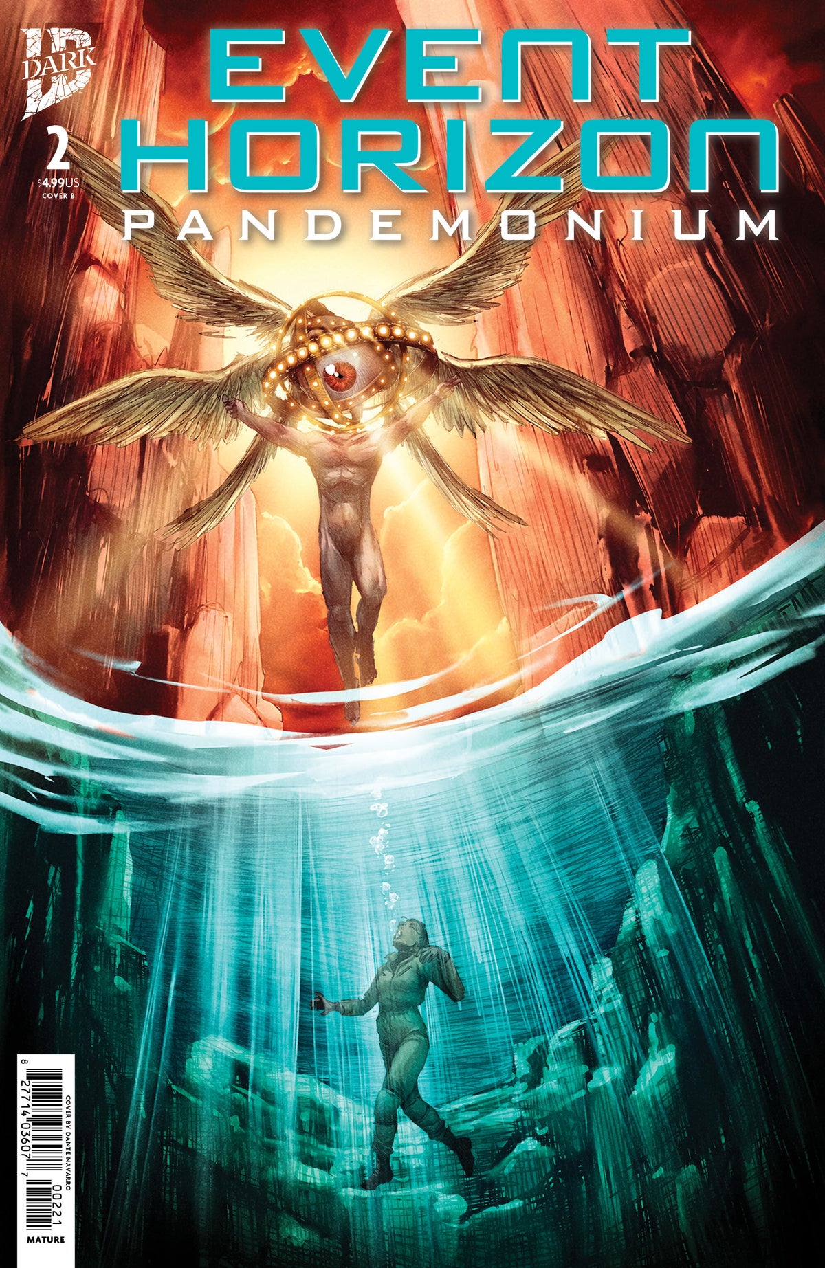 Cover of Event Horizon: Pandemonium #2 Variant B (Pe), cover art by Fero Pe