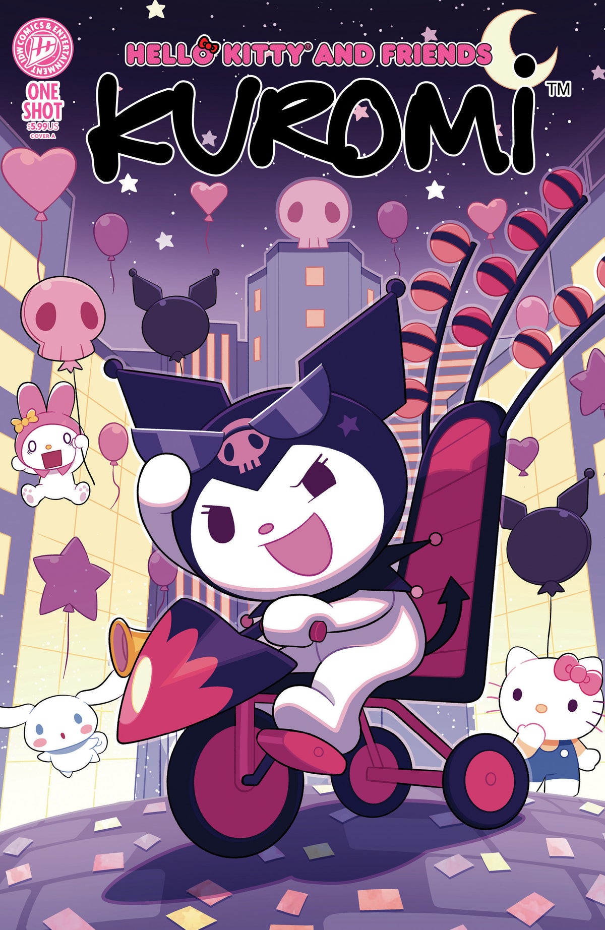 Cover of Hello Kitty: Kuromi Cover A (Kim), cover art by Min Ho Kim