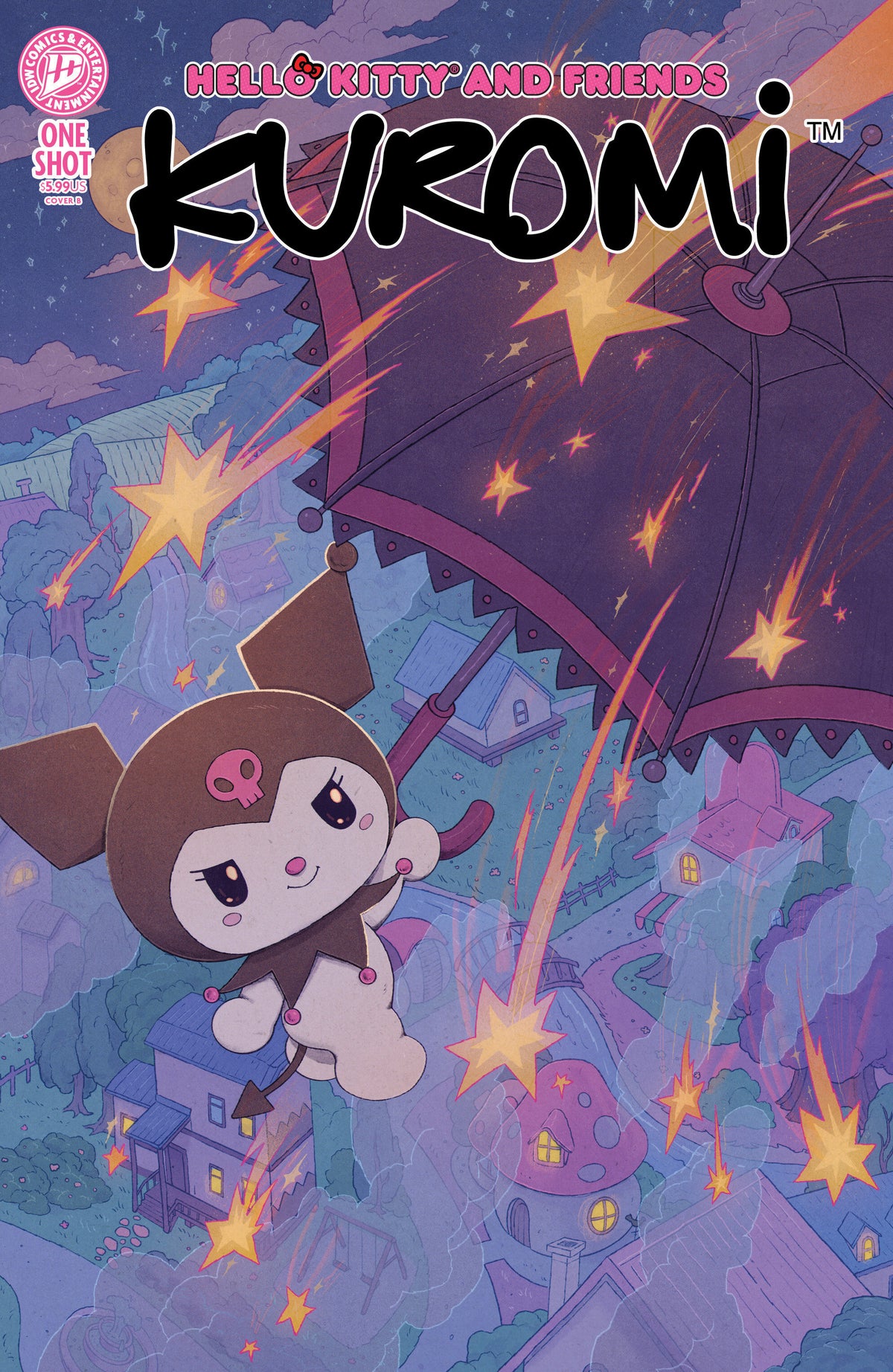 Cover of Hello Kitty: Kuromi Variant B (Lett), cover art by Mart Lett