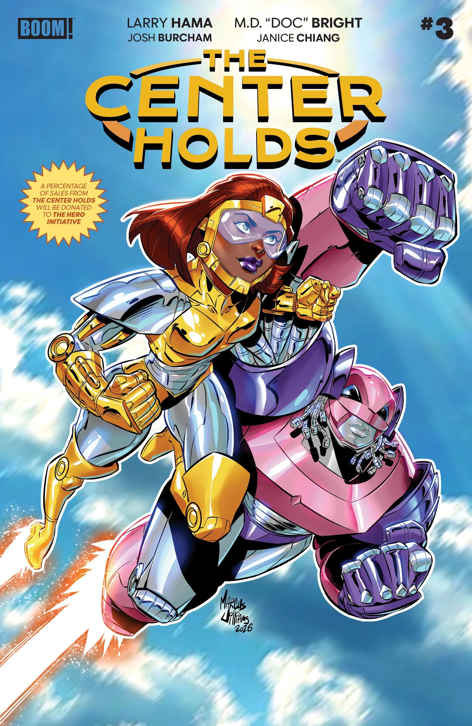 The Center Holds #3 B Variant (Dressed, Williams) ---- 84428401318503021