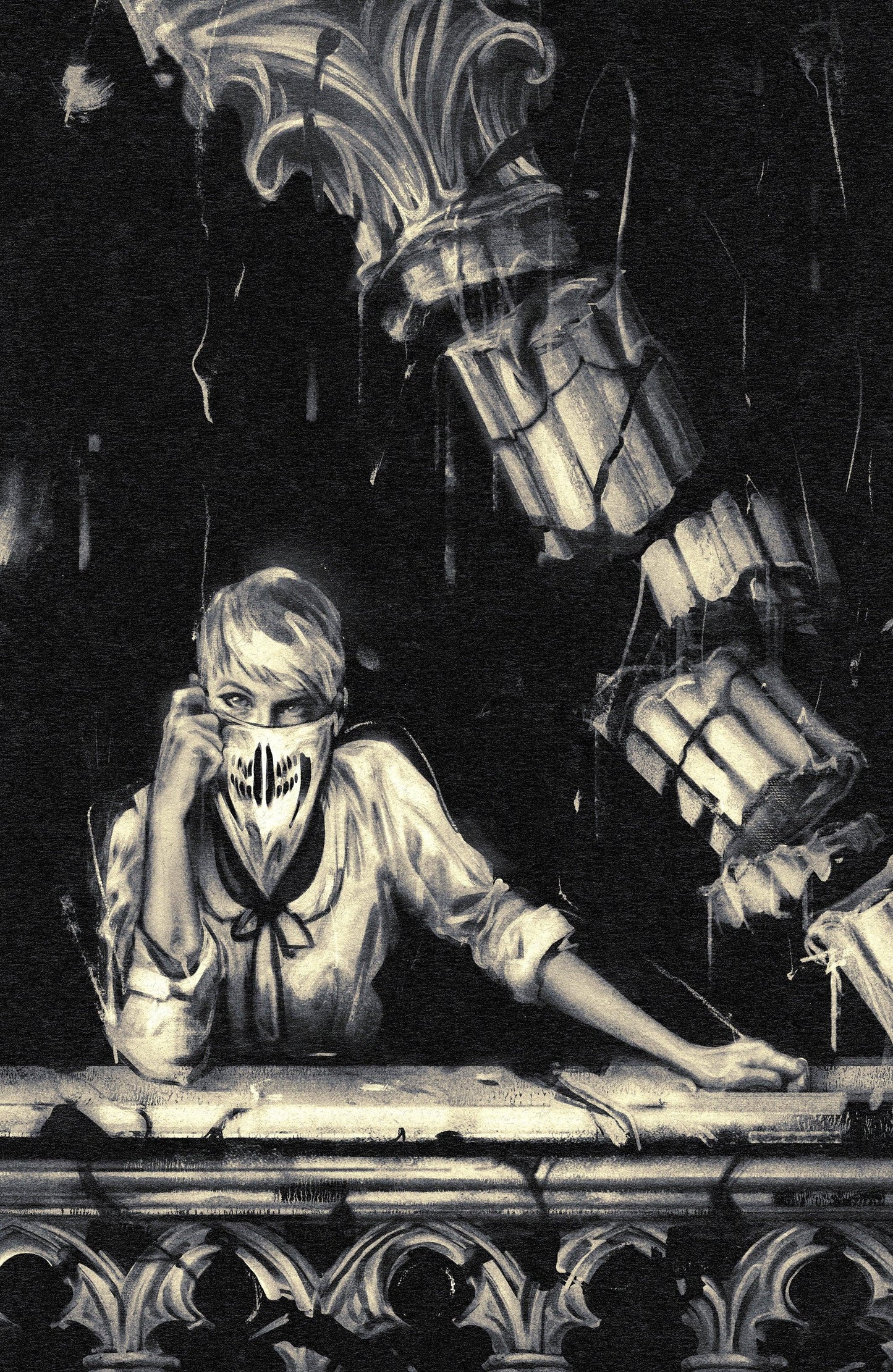 Fall of the House of Slaughter #1 K Unlimited Variant (Full Art, Connelly) ---- 84428401330701111