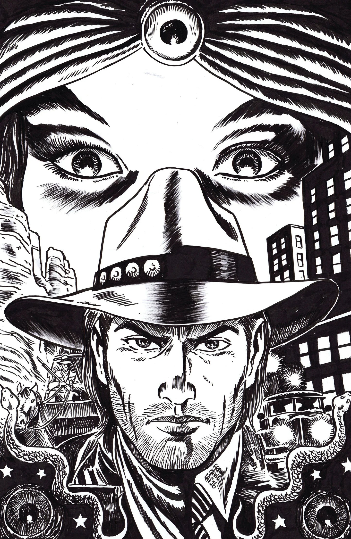 The Life and Death of Lucas Dreamwalker #1 E Unlimited Variant (Full Art, Francavilla) ---- 84428401332101051