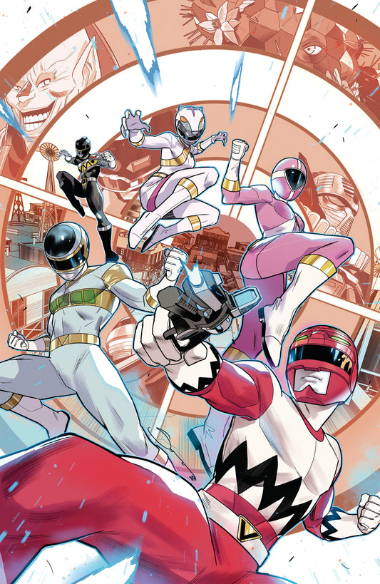 Cover of Power Rangers Unlimited #7 D Foil Variant (Full Art, Foil, Sorressa), cover art by Federico Sorressa