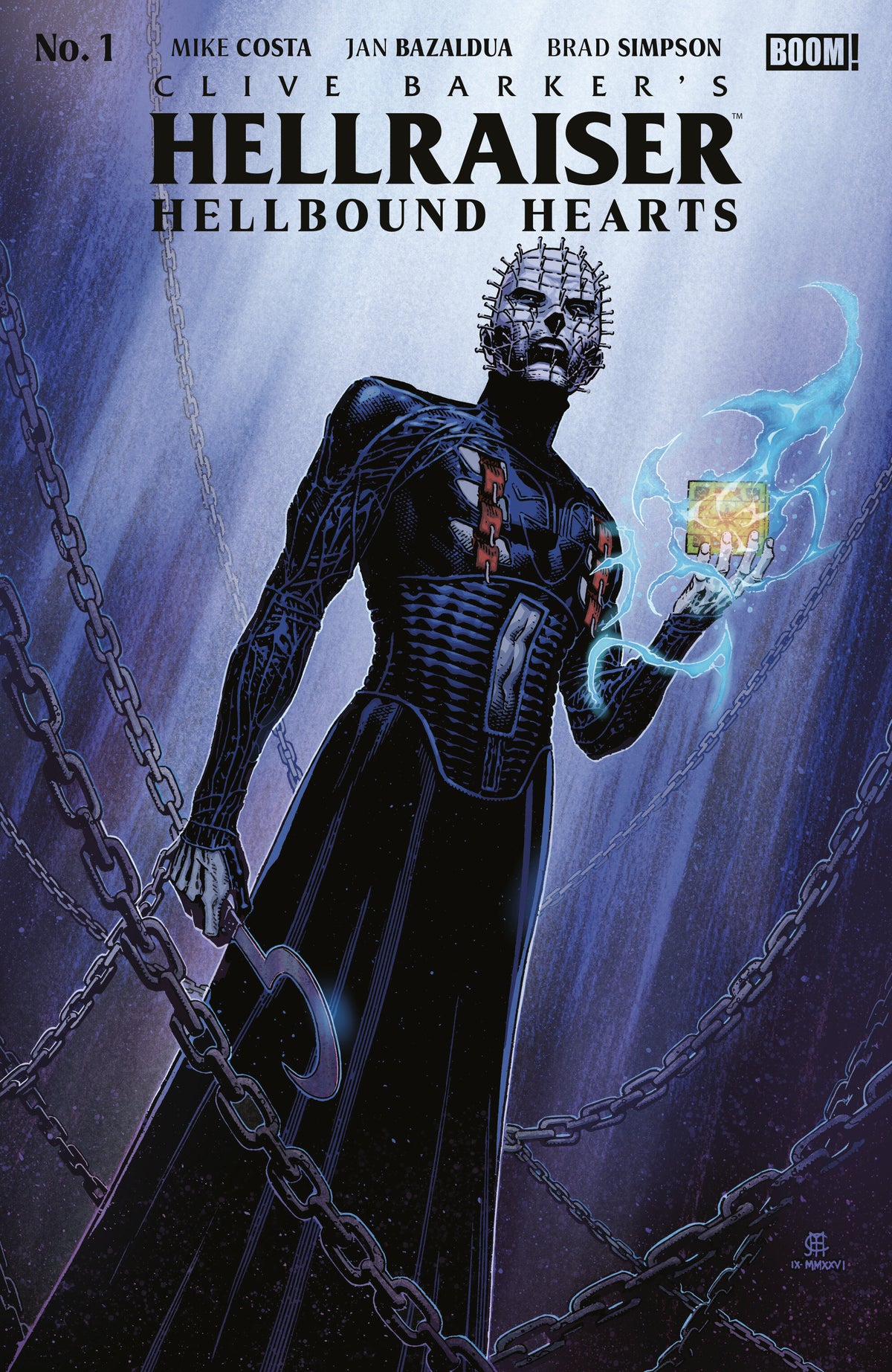 Cover of Hellraiser: Hellbound Hearts #1 A Main (Dressed, Cheung), cover art by Jim Cheung