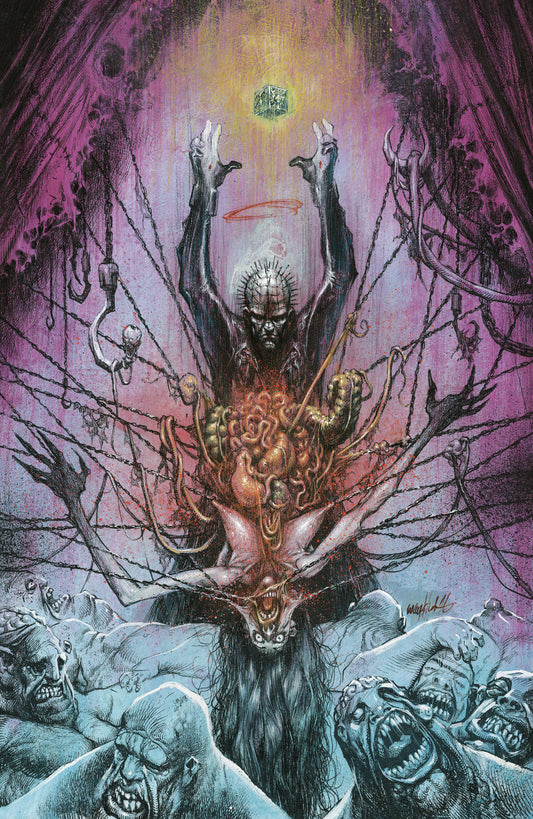 Cover of Hellraiser: Hellbound Hearts #1 C Cenobite Bag Variant (Full Art, Wayshak), cover art by Jonathan Wayshak