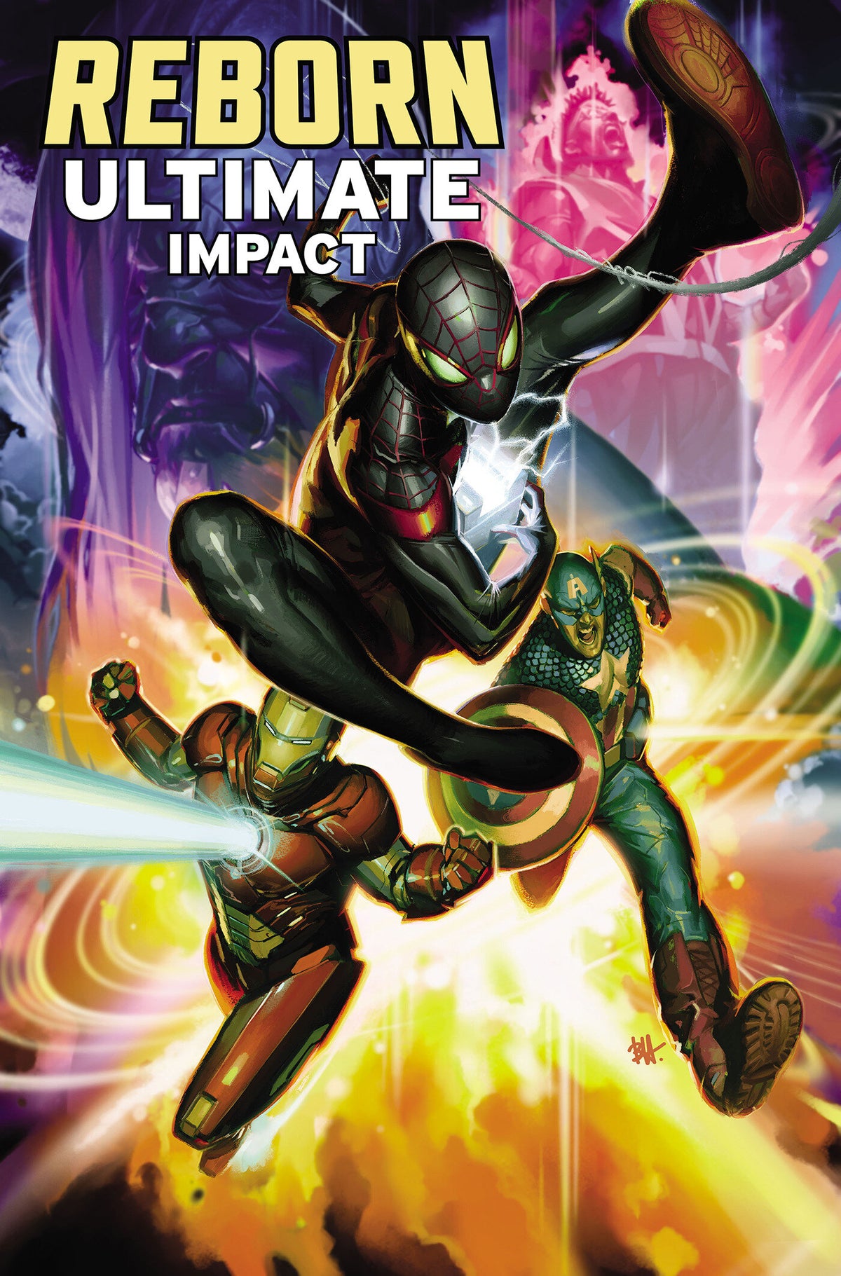 Cover of Ultimate Impact: Reborn, cover art by Ben Harvey