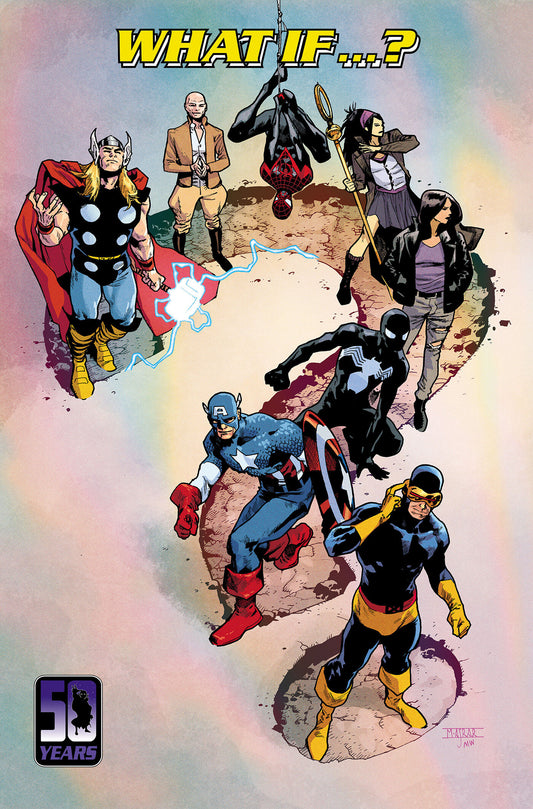 Cover of What If...? 50th Anniversary, cover art by Mahmud Asrar