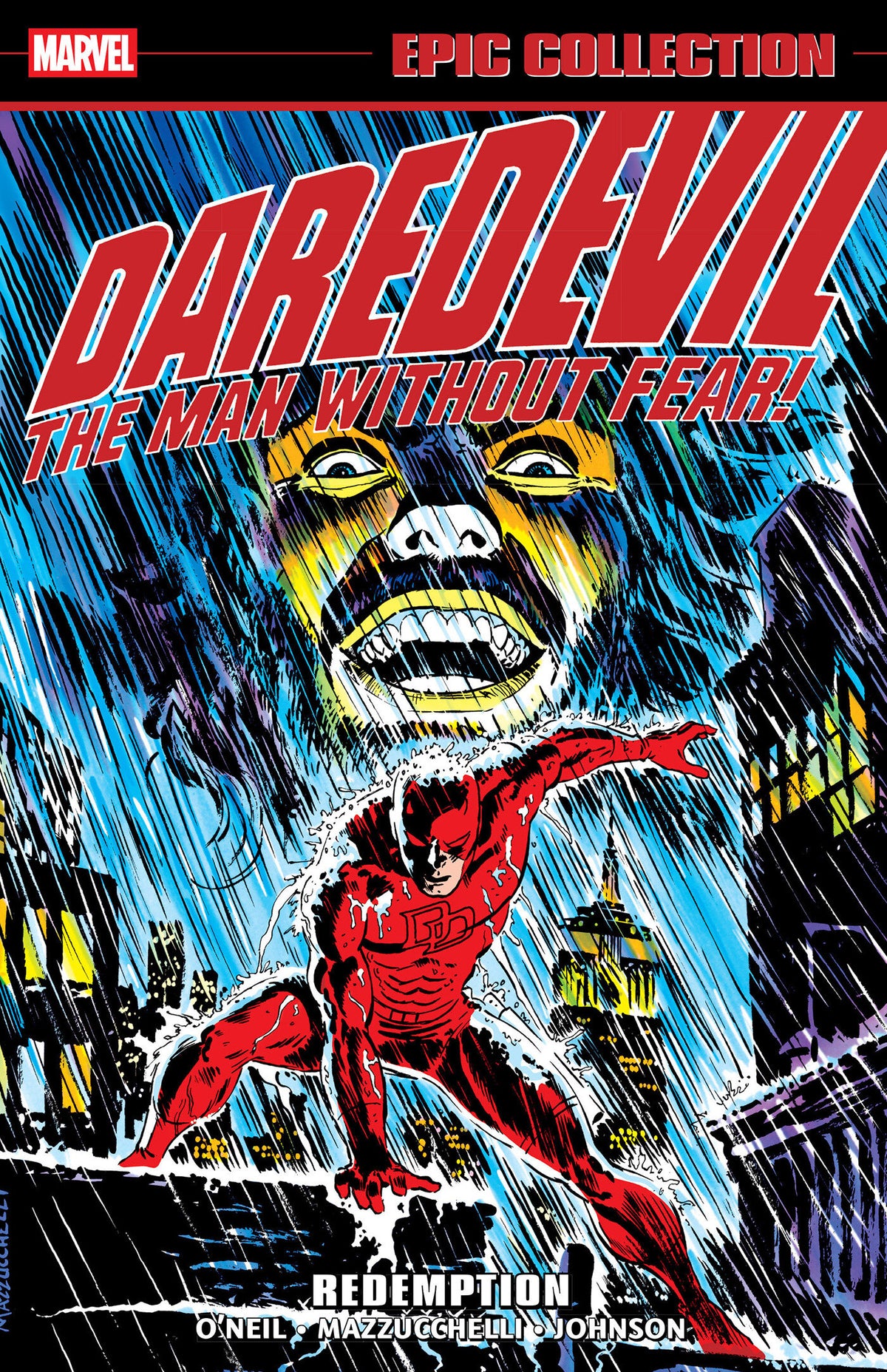 Cover of Daredevil Epic Collection: Redemption, cover art by David Mazzucchelli