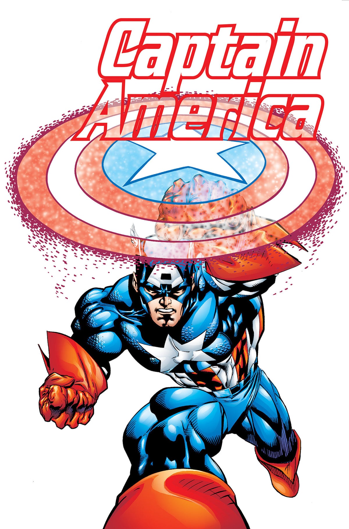Cover of Captain America By Waid, Garney & Kubert Omnibus Andy Kubert Cover [New Printing, DM Only], cover art by Andy Kubert