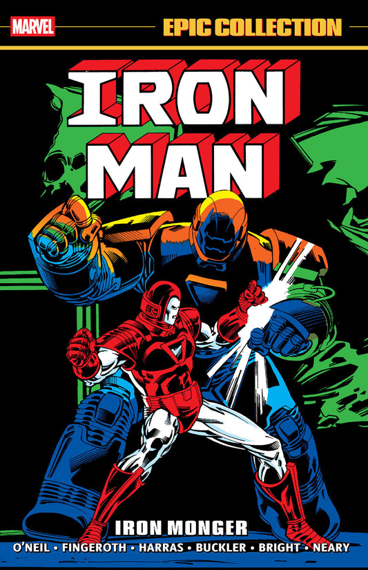 Cover of Iron Man Epic Collection: Iron Monger, cover art by Mark D. Bright