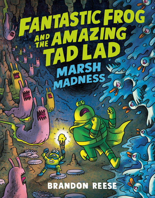 Cover of Marsh Madness (Fantastic Frog and the Amazing Tad Lad, Book 2) - HC